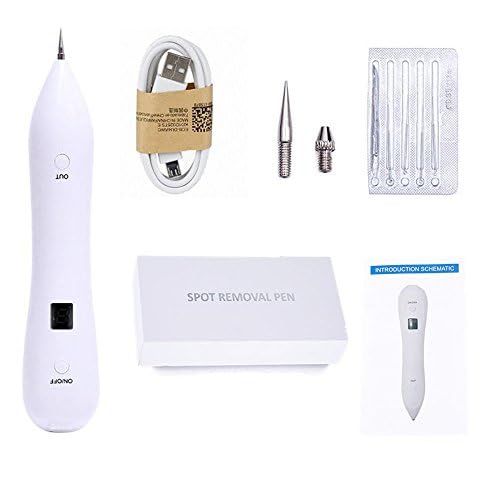 UNIQKART Lcd Tattoo Mole Removal Plasma Pen Laser Facial Freckle Dark Spot Remover Tool Wart Removal Machine Face Skin Care Beauty Device