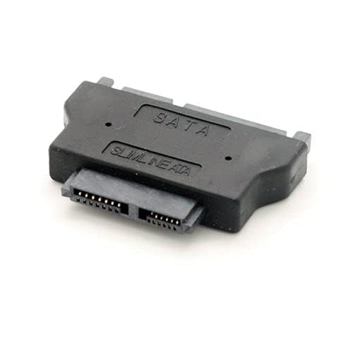 UNIQKART SATA 22 Pin 22p Male to ODD Slimline SATA 13 Pin Female CD-ROM Converter Adapter