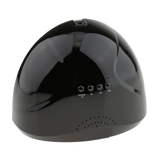 UNIQKART Electric Professional White Light LED UV Lamp Nail Dryer Polish Acrylic Gel Art Machine with Timer Function - Black