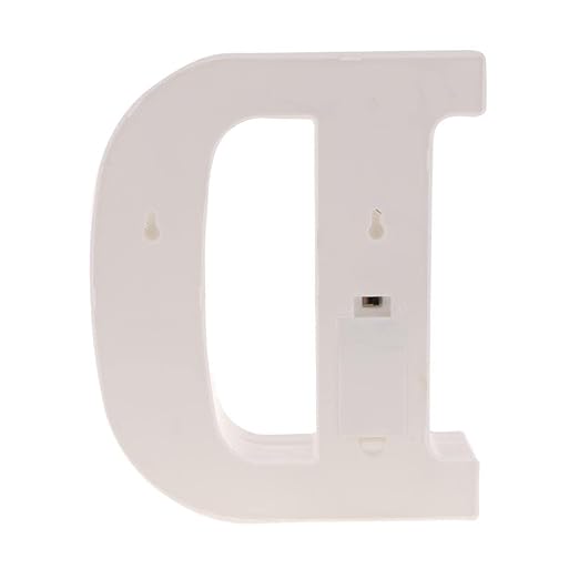 Generic Creative LED Alphabet Light Marquee Letter Light Alphabet Light Up Sign D