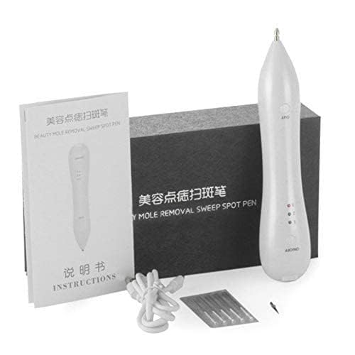 UNIQKART Skin Mole Dark Spot Remover Wart Tag Speckle Tattoo Removal Pen 3 Level Laser Plasma Pen Wart Spot Remover Mole Freckle Tattoo Removal Machine Beauty Pen Tool