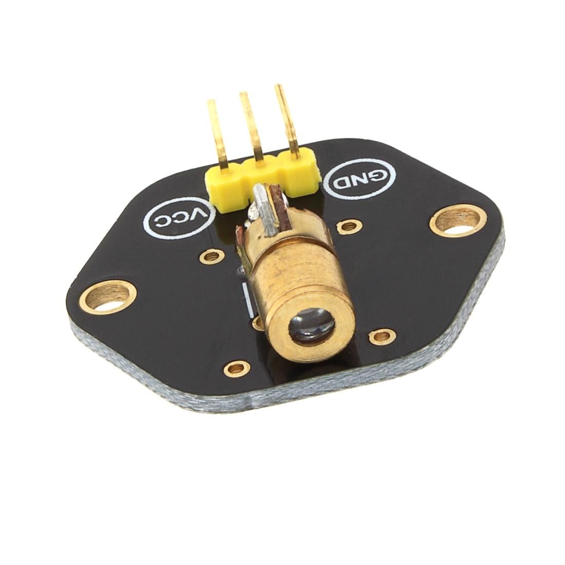 LandaTianrui LDTR-RM016 DC 5V 5mW 650nm 6mm Laser Dot Diode Module Red Copper Head Tube Dot-shaped (Black)