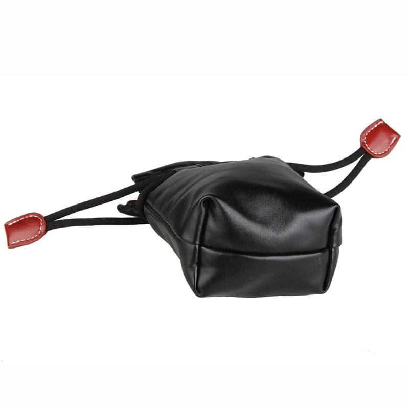 Soft PU Leather + Villus Storage Bag with Stay Cord for Camera Lens, Size: 70mm x 60mm x 130mm (Style4)