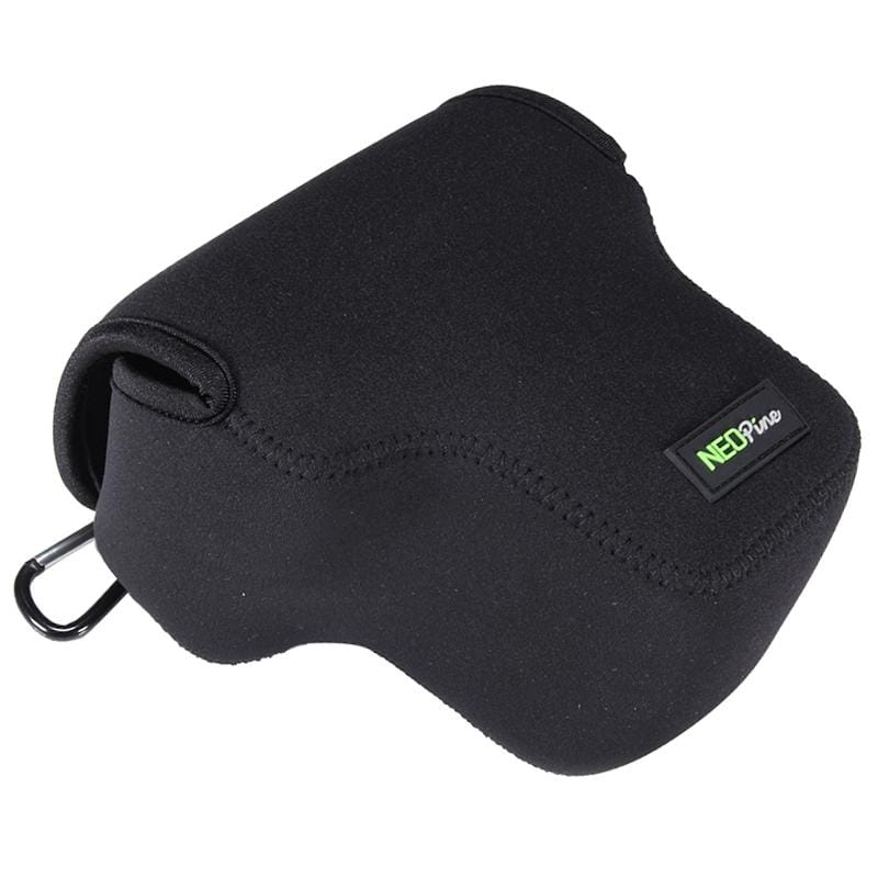 NEOpine Neoprene Shockproof Soft Case Bag with Hook for Panasonic GX8 (Black)