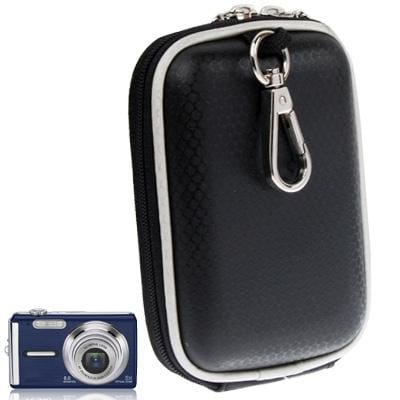 Universal Mini Digital Leather Camera Bag, Size: 120 x 80 x 35mm (Black)