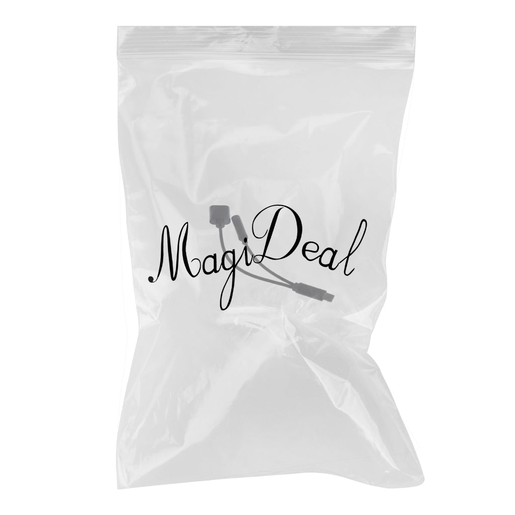 2 in 1 3.5mm Aux Headphone Jack & Charger Adapter for iPhone 7 8 Plus Black