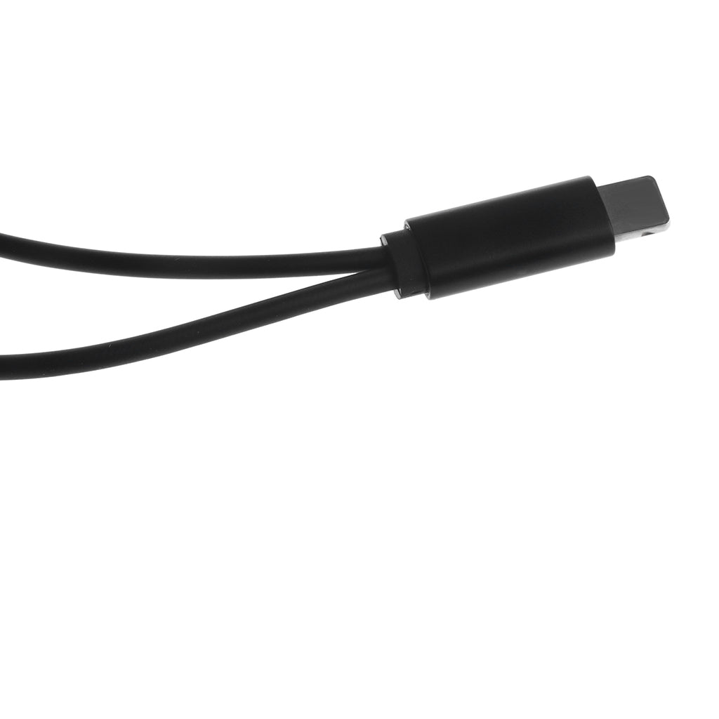 2 in 1 3.5mm Aux Headphone Jack & Charger Adapter for iPhone 7 8 Plus Black