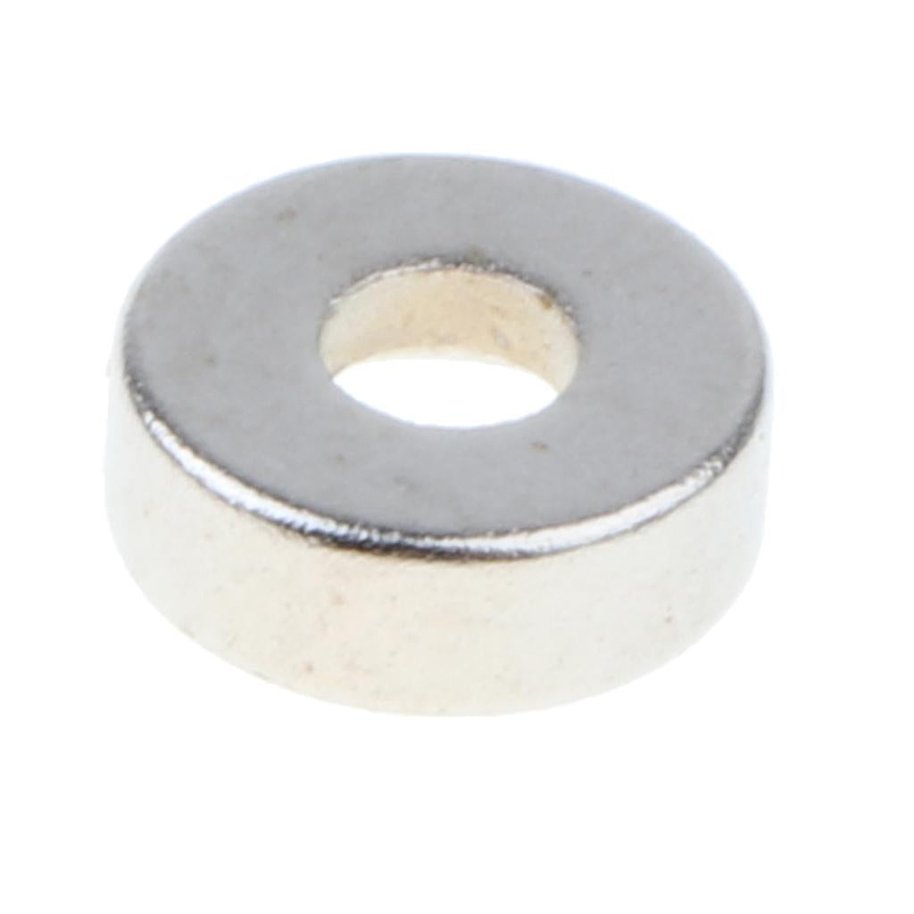 10 Pieces 7 mm Diameter Round Magnet with Hole for Screwdriver