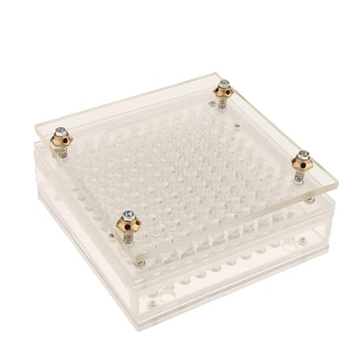 UNIQKART 100 Holes Empty Capsule Plates Holder For Vitamins Coffee Powder Manual Filling Capsules Tool for Size 1#