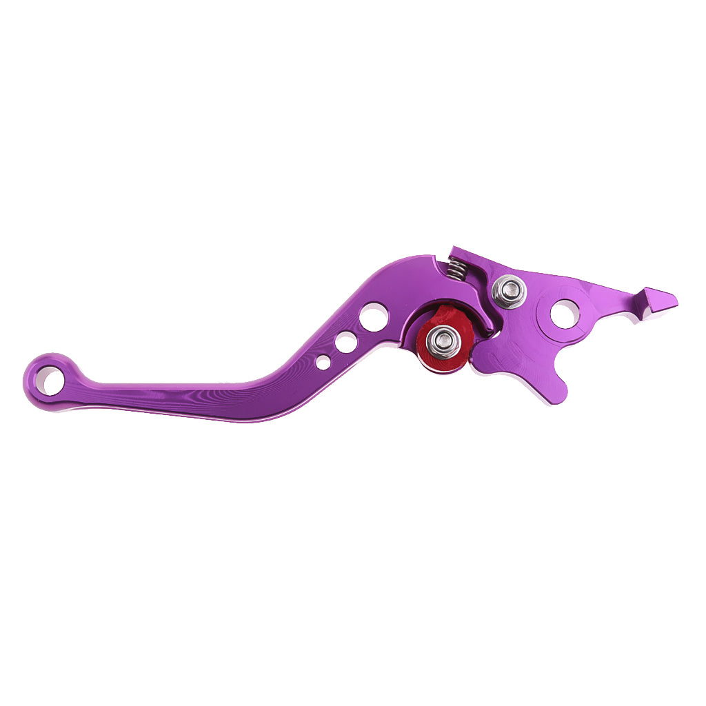 2 Pieces Adjustable Hand Brake & Clutch Levers for Honda Grom MSX125 Purple