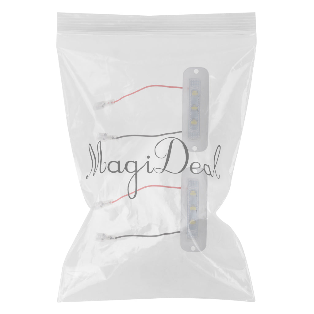 2 Pieces LED Number License Plate Light Lamp for Benz W463 G Class G500 G550