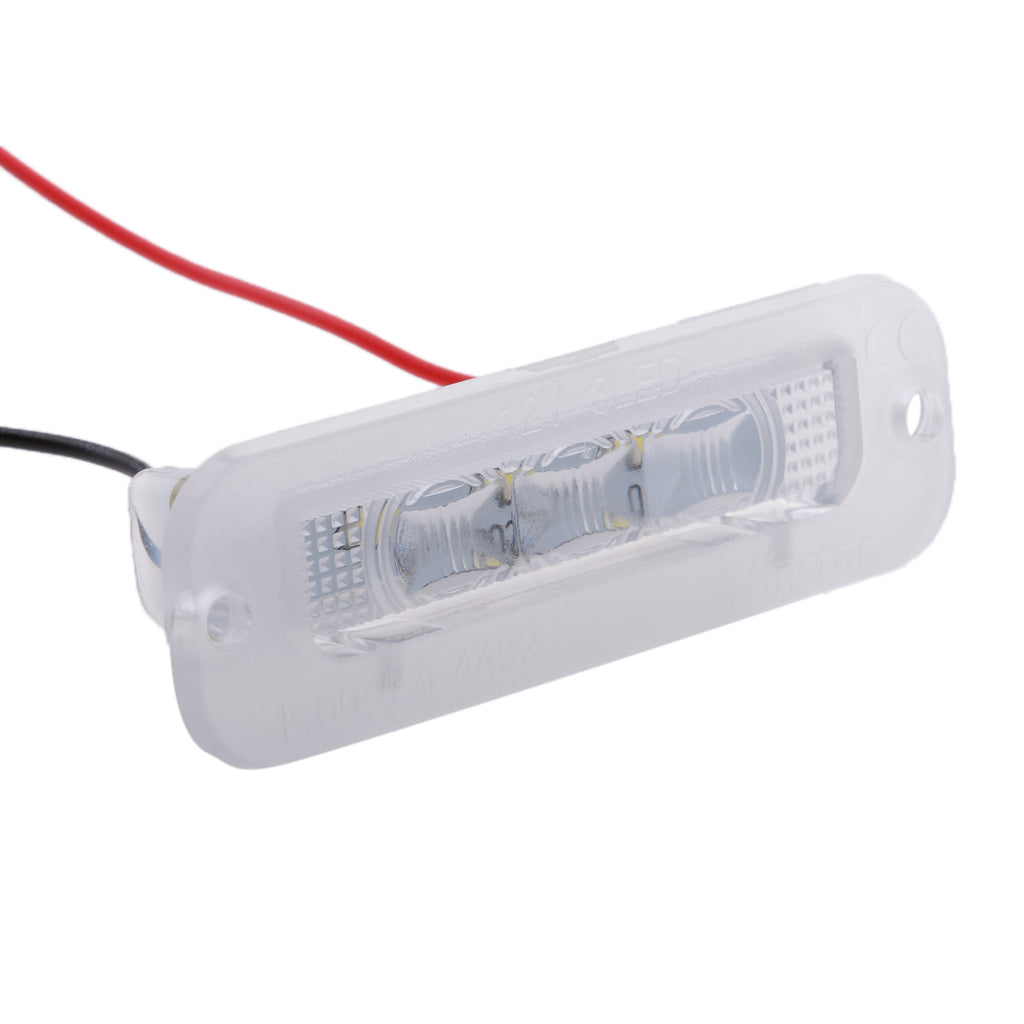 2 Pieces LED Number License Plate Light Lamp for Benz W463 G Class G500 G550