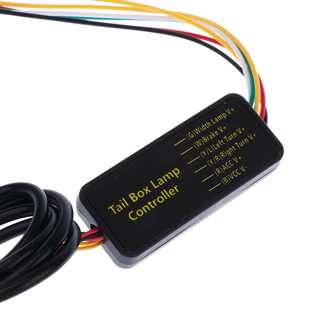 2 Pieces 5050-SMD RGB Car Grille Lamp LED Strip Neon Flash Lamp Multi Color