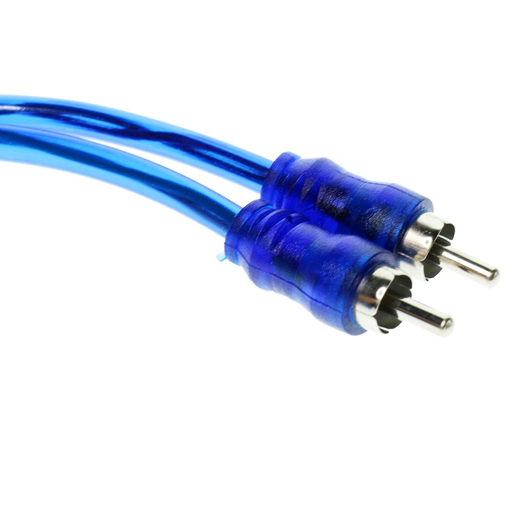 28cm Car Auto Home Stereo Audio Cable Aux Auxiliary Cord 1 Female to 2 Male