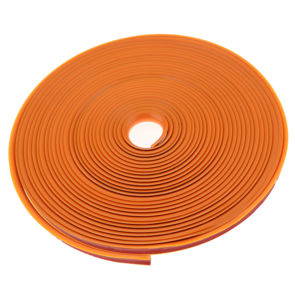 26Ft/8M New Car Wheel Hub Rim Protector Sticker Tire Guard Strip Orange