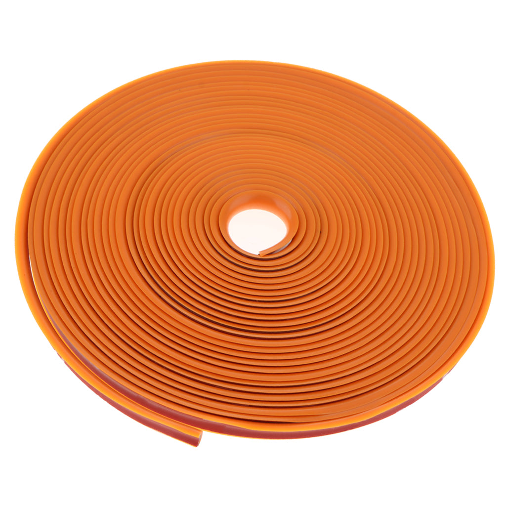26Ft/8M New Car Wheel Hub Rim Protector Sticker Tire Guard Strip Orange