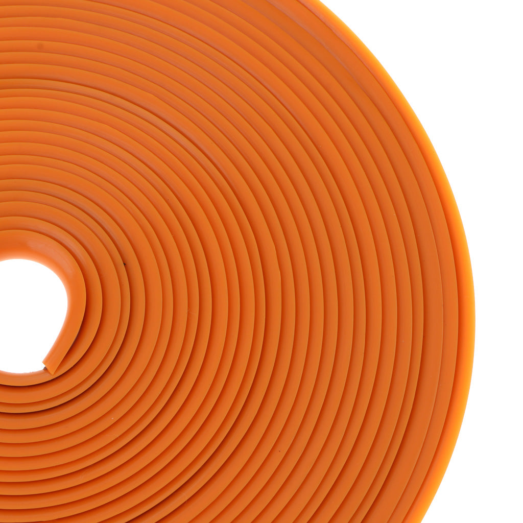 26Ft/8M New Car Wheel Hub Rim Protector Sticker Tire Guard Strip Orange