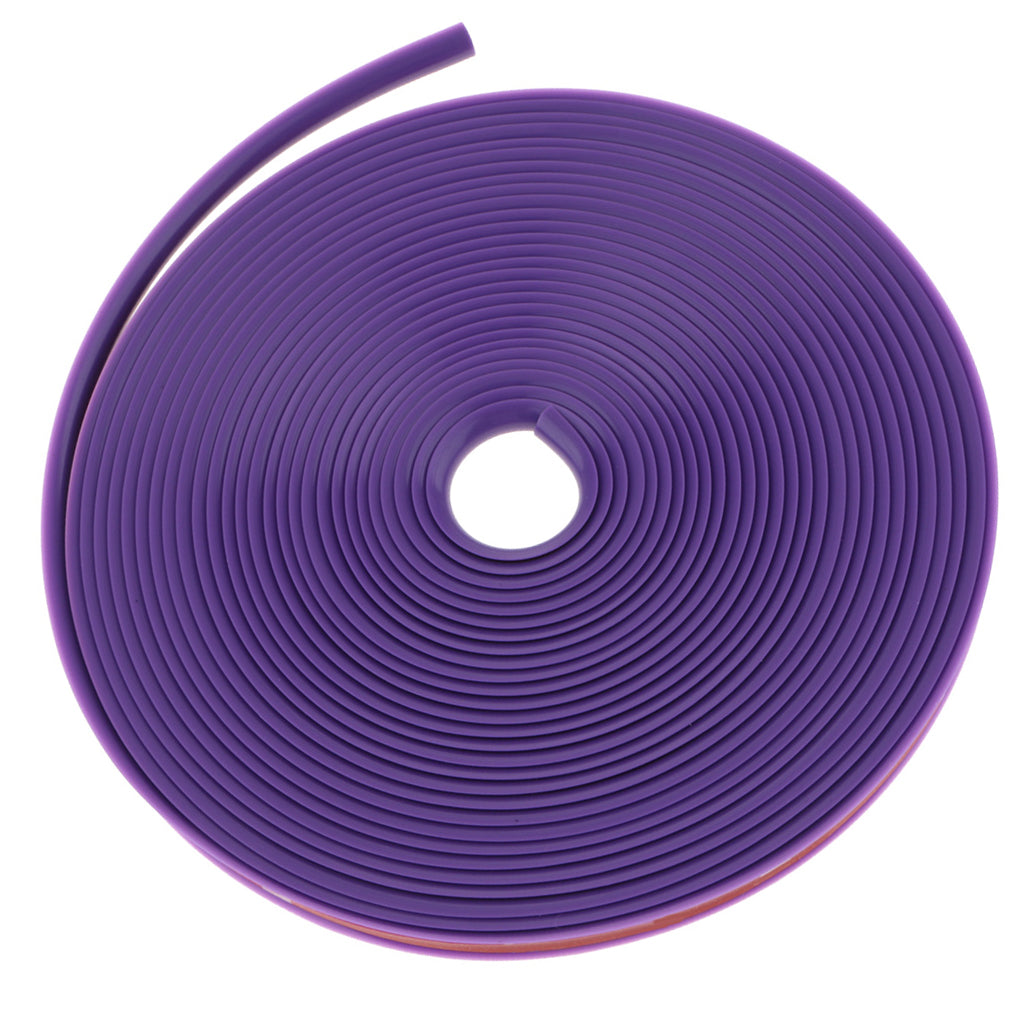 26Ft/8M New Car Wheel Hub Rim Protector Sticker Tire Guard Strip Purple