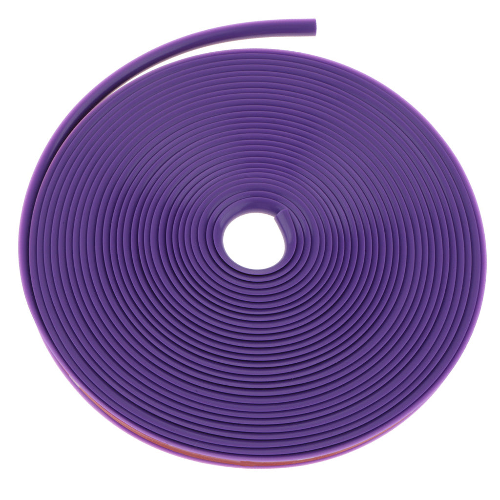 26Ft/8M New Car Wheel Hub Rim Protector Sticker Tire Guard Strip Purple