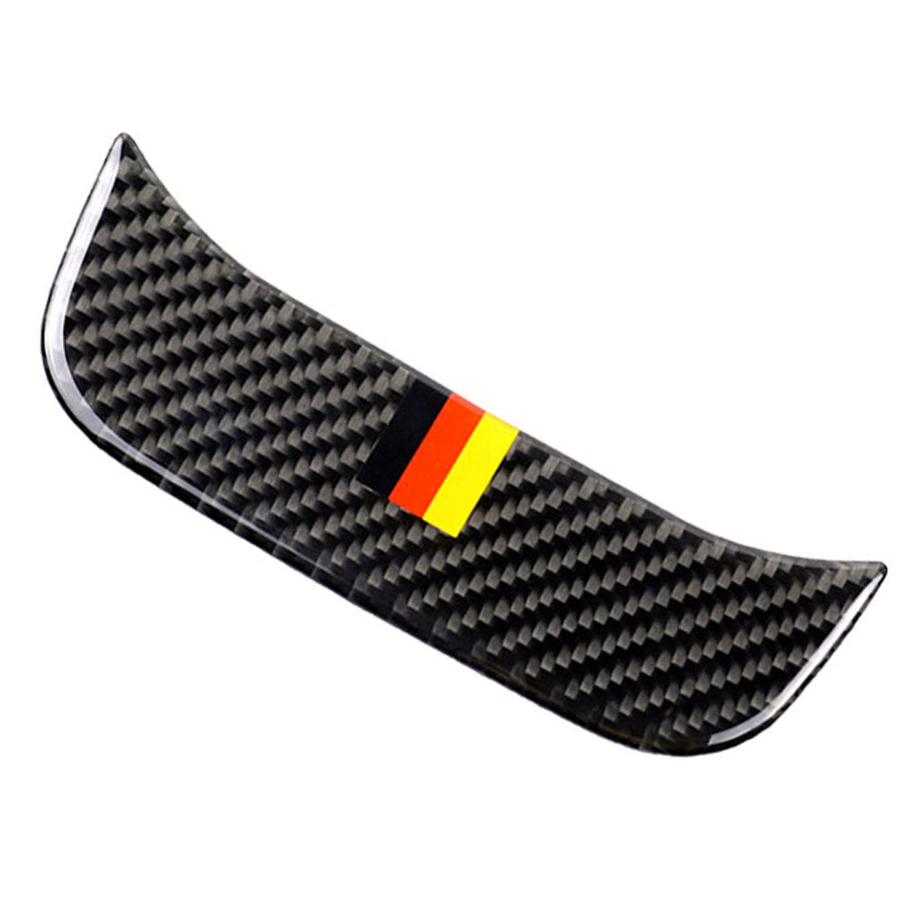 2PCS Rear Carbon Fiber Car Outlet Cover Sticker for Multicolor