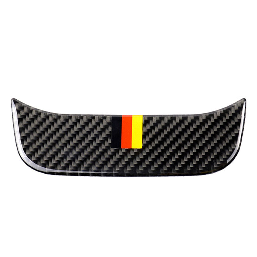 2PCS Rear Carbon Fiber Car Outlet Cover Sticker for Multicolor
