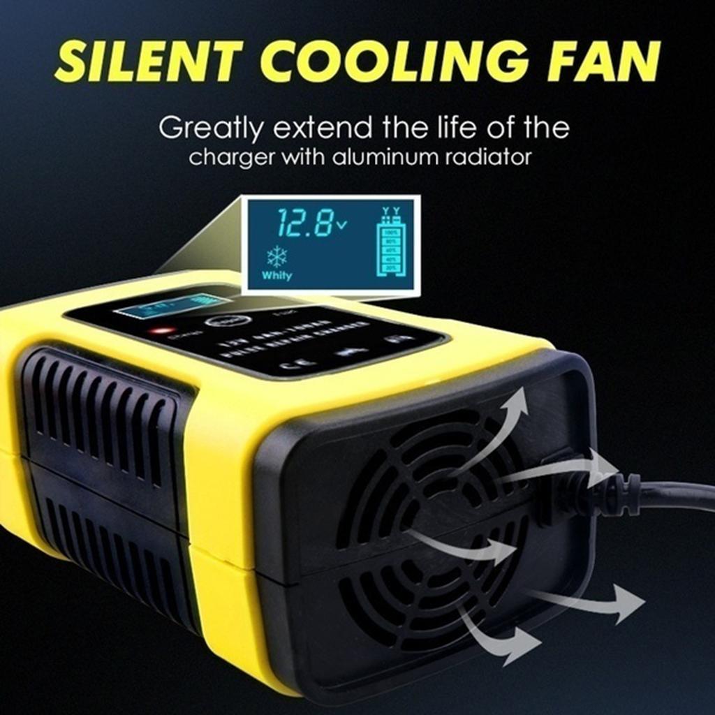 12V 6A Full Automatic Car Truck Motorcycle Battery Charger Intelligent AU