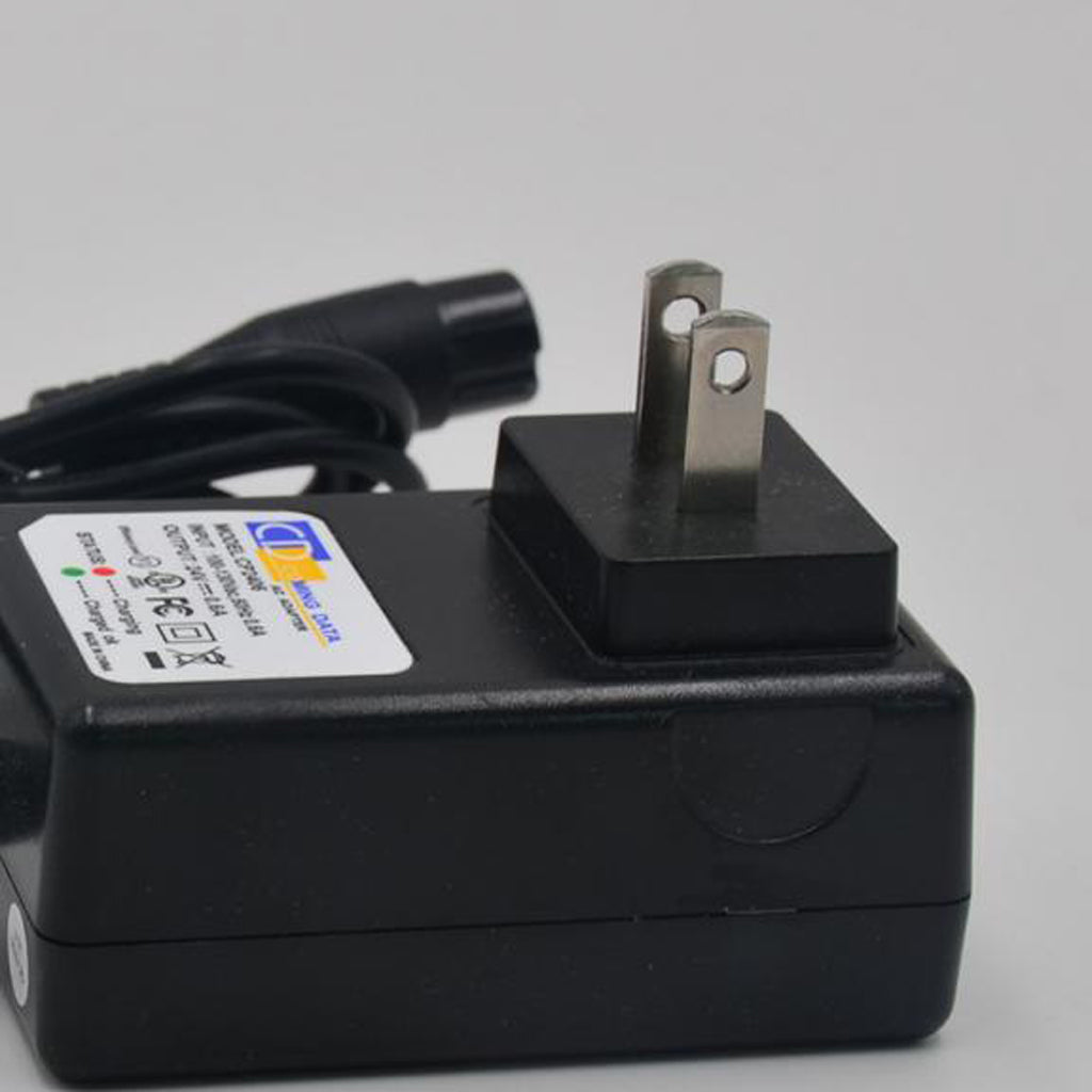 24V 0.6A 3-Prong Battery Charger For Razor Scooter E100 E125 E500S PR200