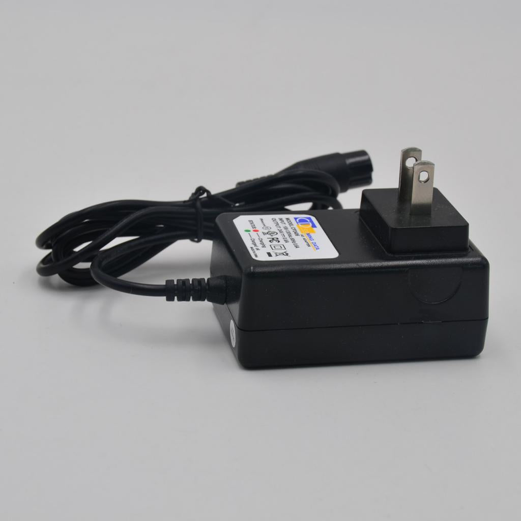 24V 0.6A 3-Prong Battery Charger For Razor Scooter E100 E125 E500S PR200
