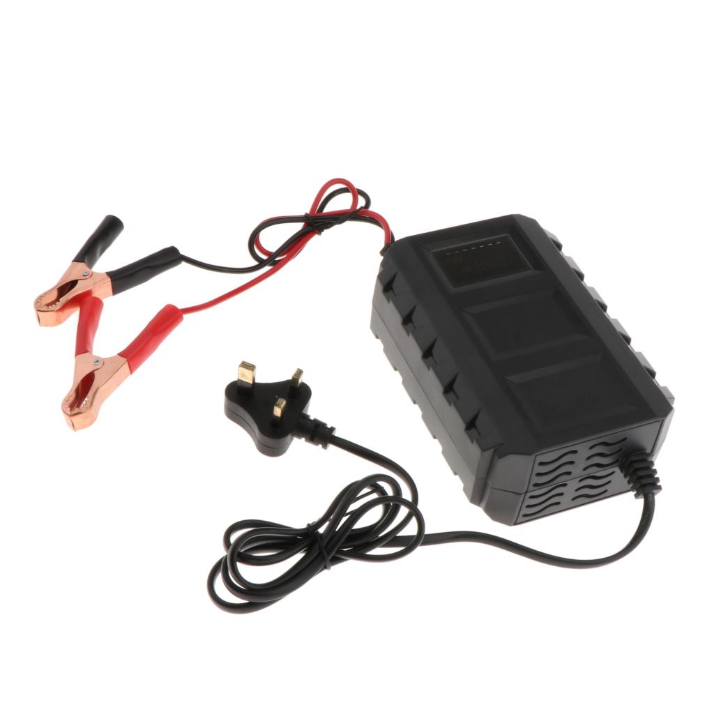 12V 20A Full Smart Car Motorcycle Battery Charger Universal Fit