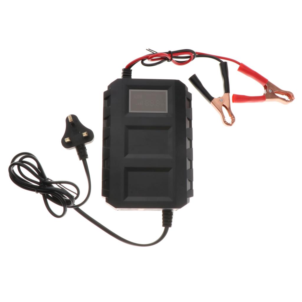 12V 20A Full Smart Car Motorcycle Battery Charger Universal Fit