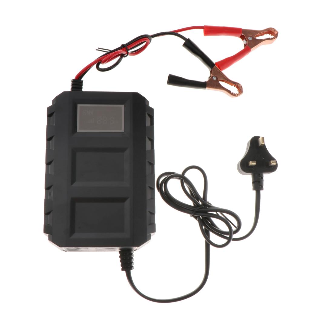 12V 20A Full Smart Car Motorcycle Battery Charger Universal Fit