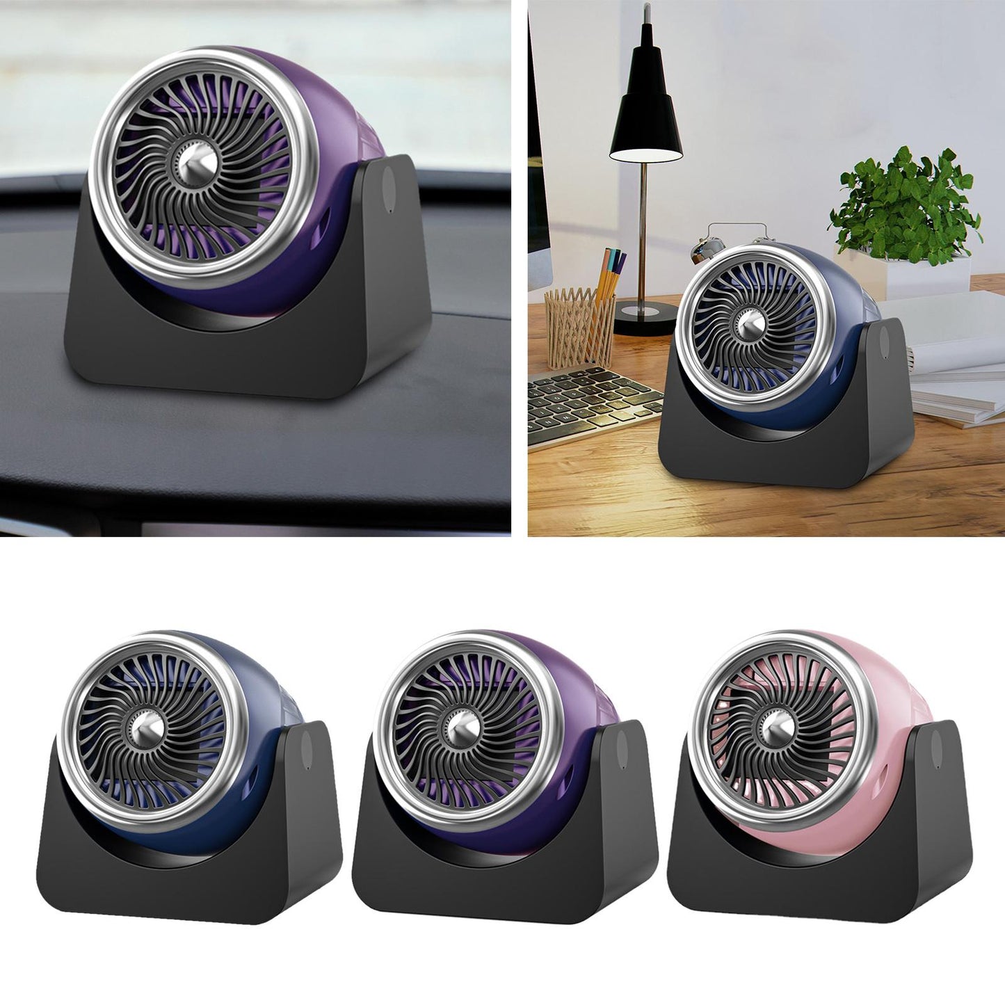 12V Car Heater Fan 140W PTC Heating Interior for Windshield Winter Navy