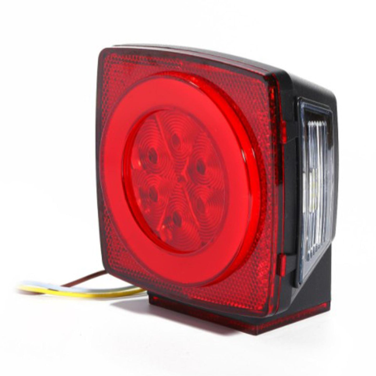 12V LED Trailer Light Kit Waterproof for Truck Snowmobile Boat Marker Square