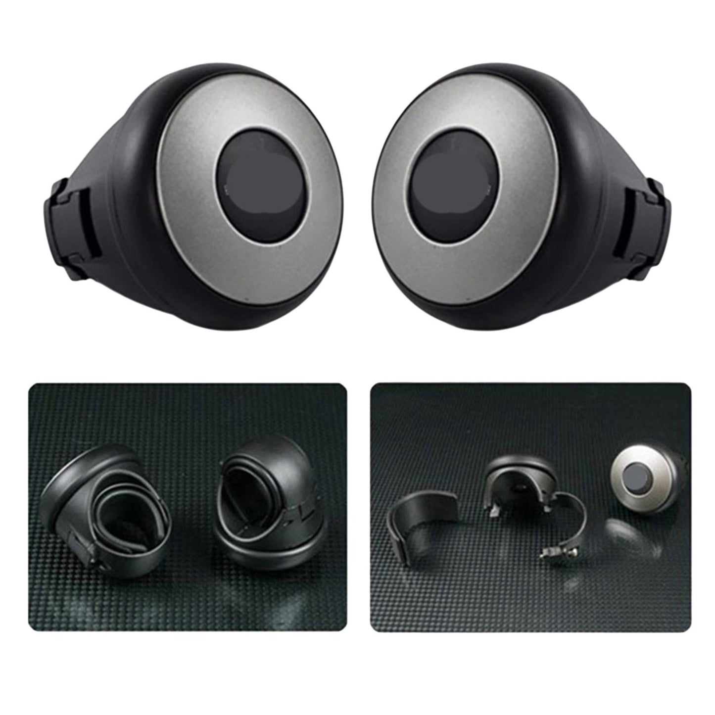 2 Count Steering Wheel Spinner Knob Ball Shaped Driving Helper no bearing