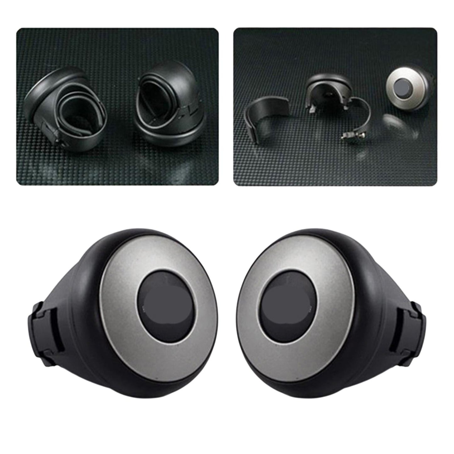 2 Count Steering Wheel Spinner Knob Ball Shaped Driving Helper no bearing