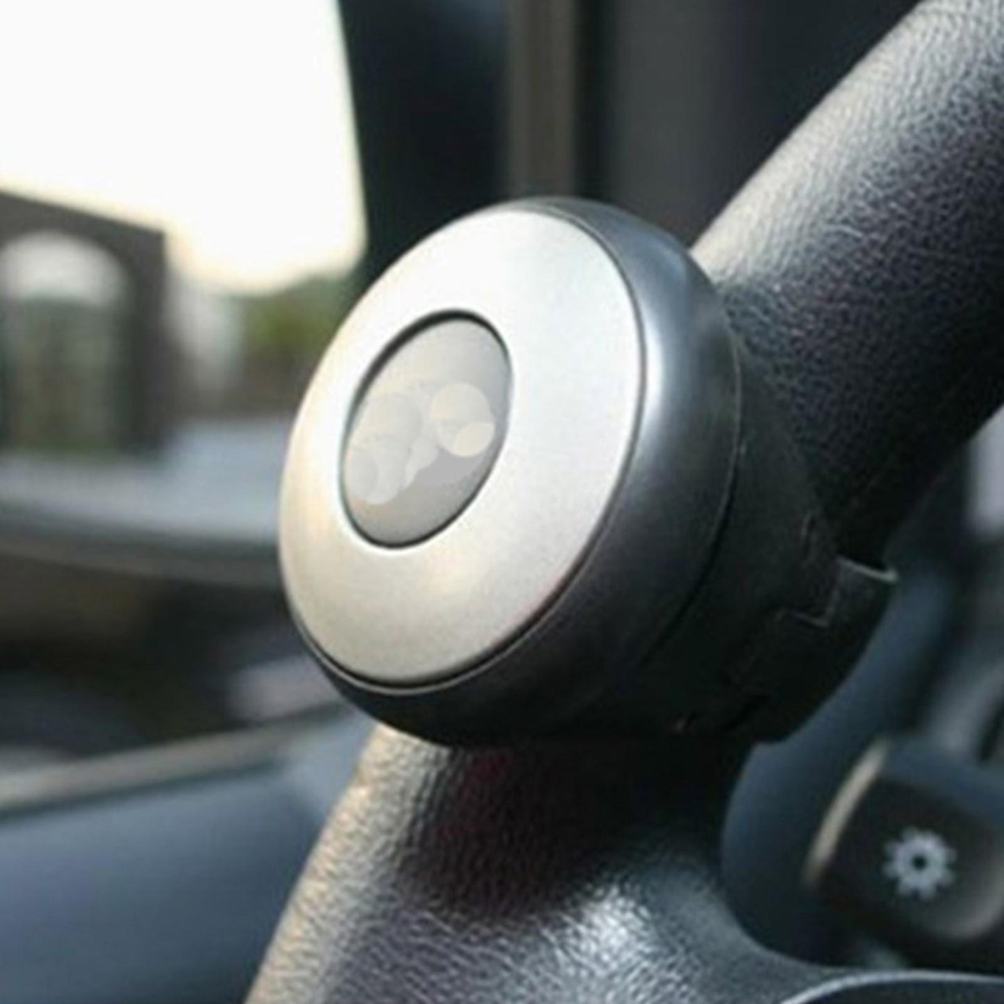 2 Count Steering Wheel Spinner Knob Ball Shaped Driving Helper with bearing