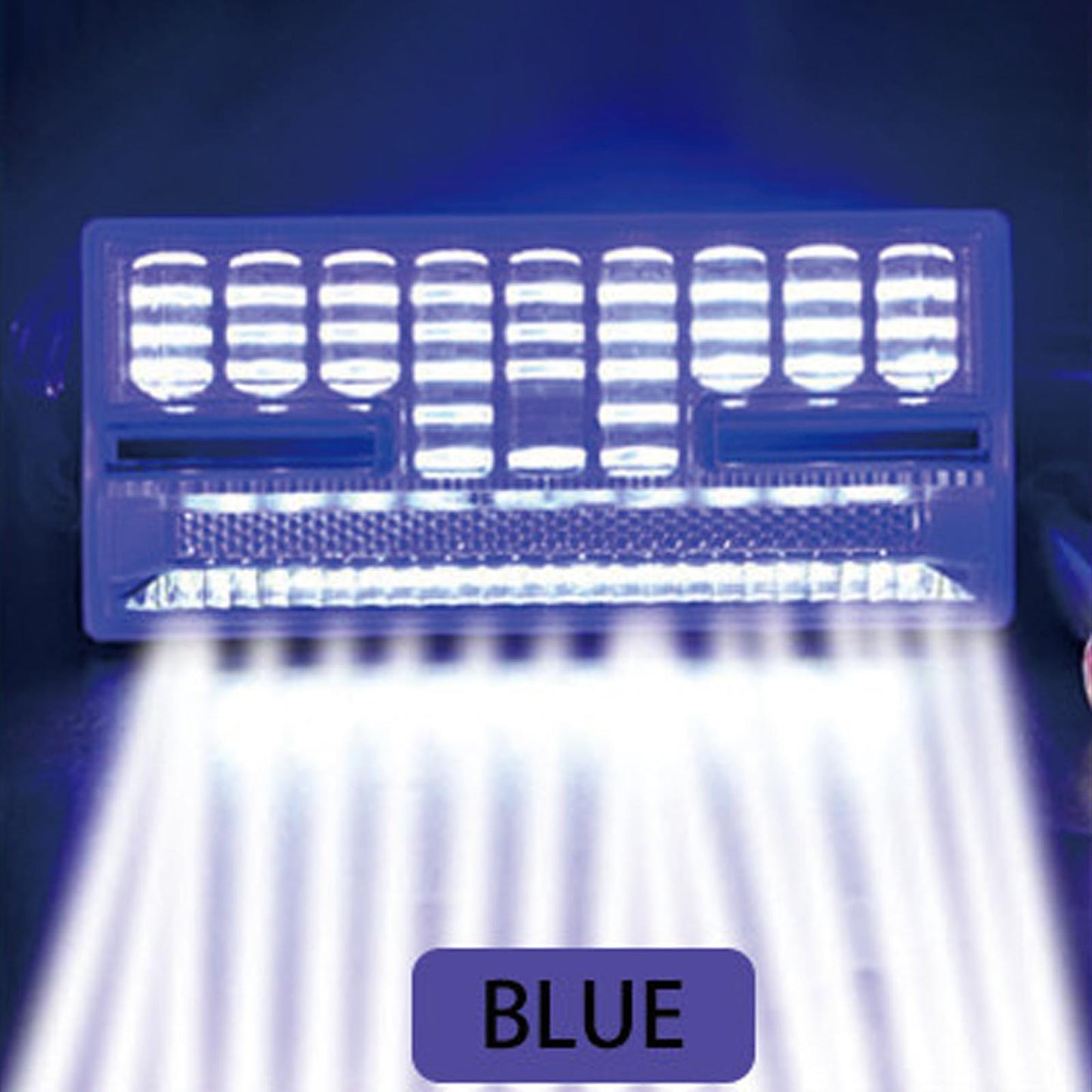 24V LED Side Marker Lights Car External Lights for Boat SUV Lorry blue