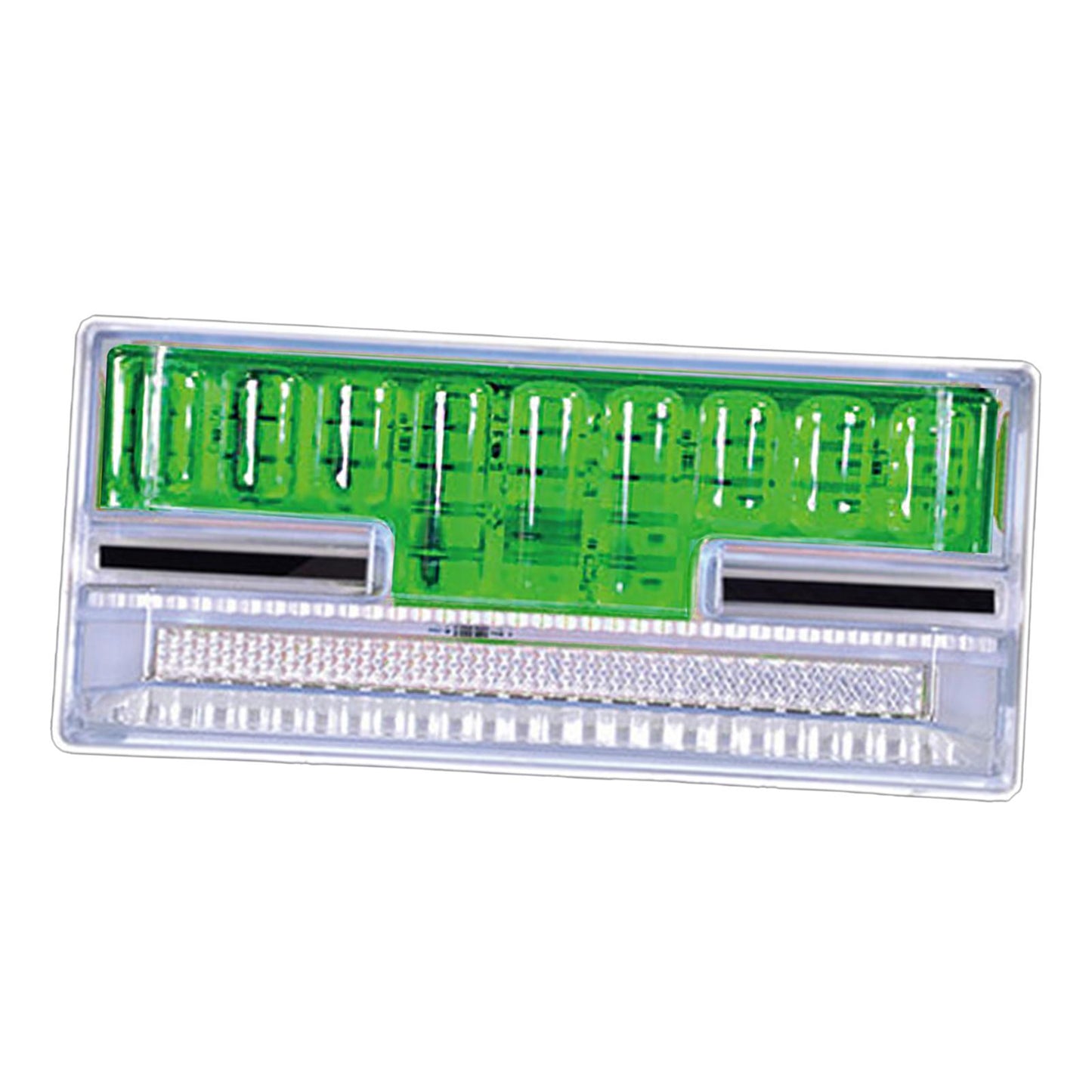 24V LED Side Marker Lights Car External Lights for Boat SUV Lorry green