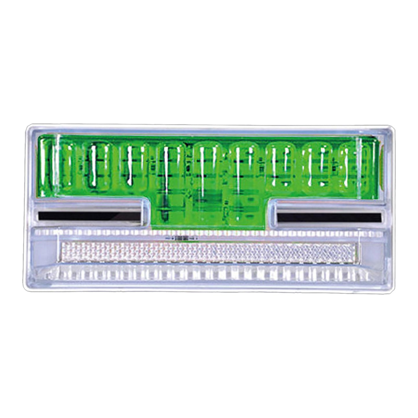 24V LED Side Marker Lights Car External Lights for Boat SUV Lorry green