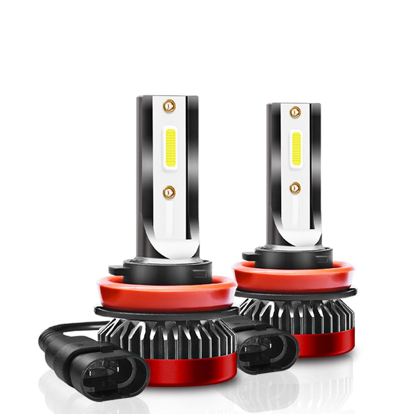 2 Pieces Car LED Headlight Bulbs Kit Fog Light Bulb Accessories H8 H9 H11