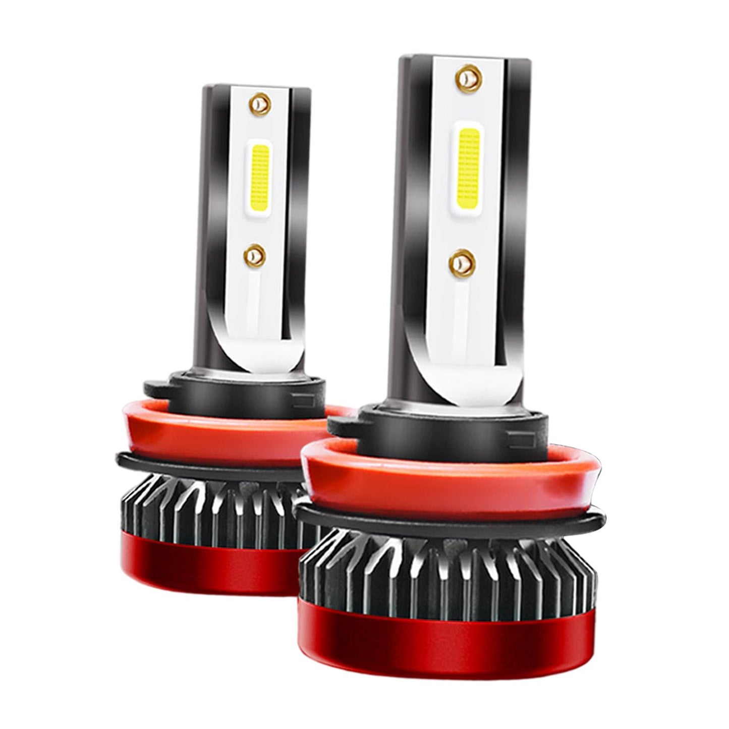 2 Pieces Car LED Headlight Bulbs Kit Fog Light Bulb Accessories H8 H9 H11