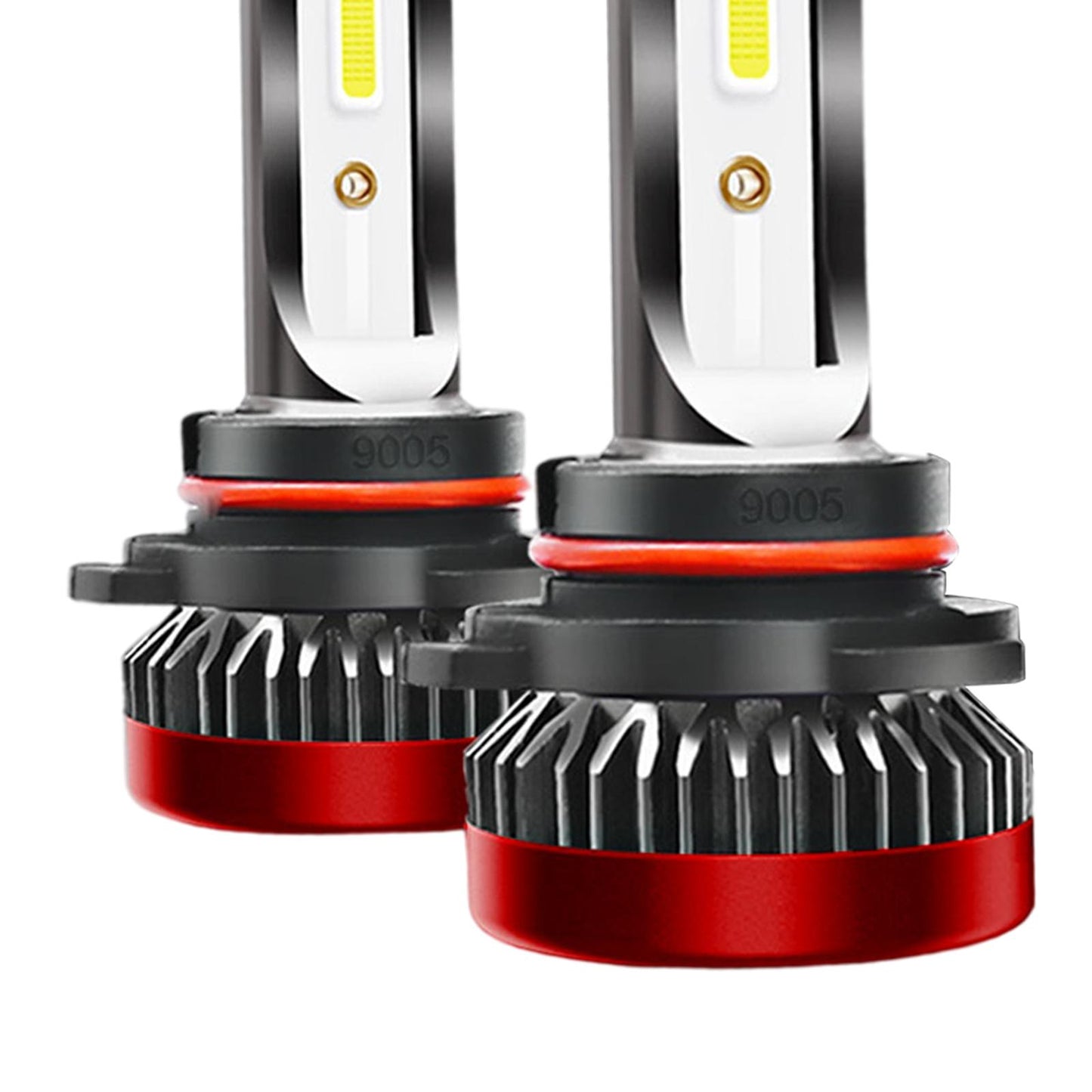 2 Pieces Car LED Headlight Bulbs Kit Fog Light Bulb Accessories 9005 HB3