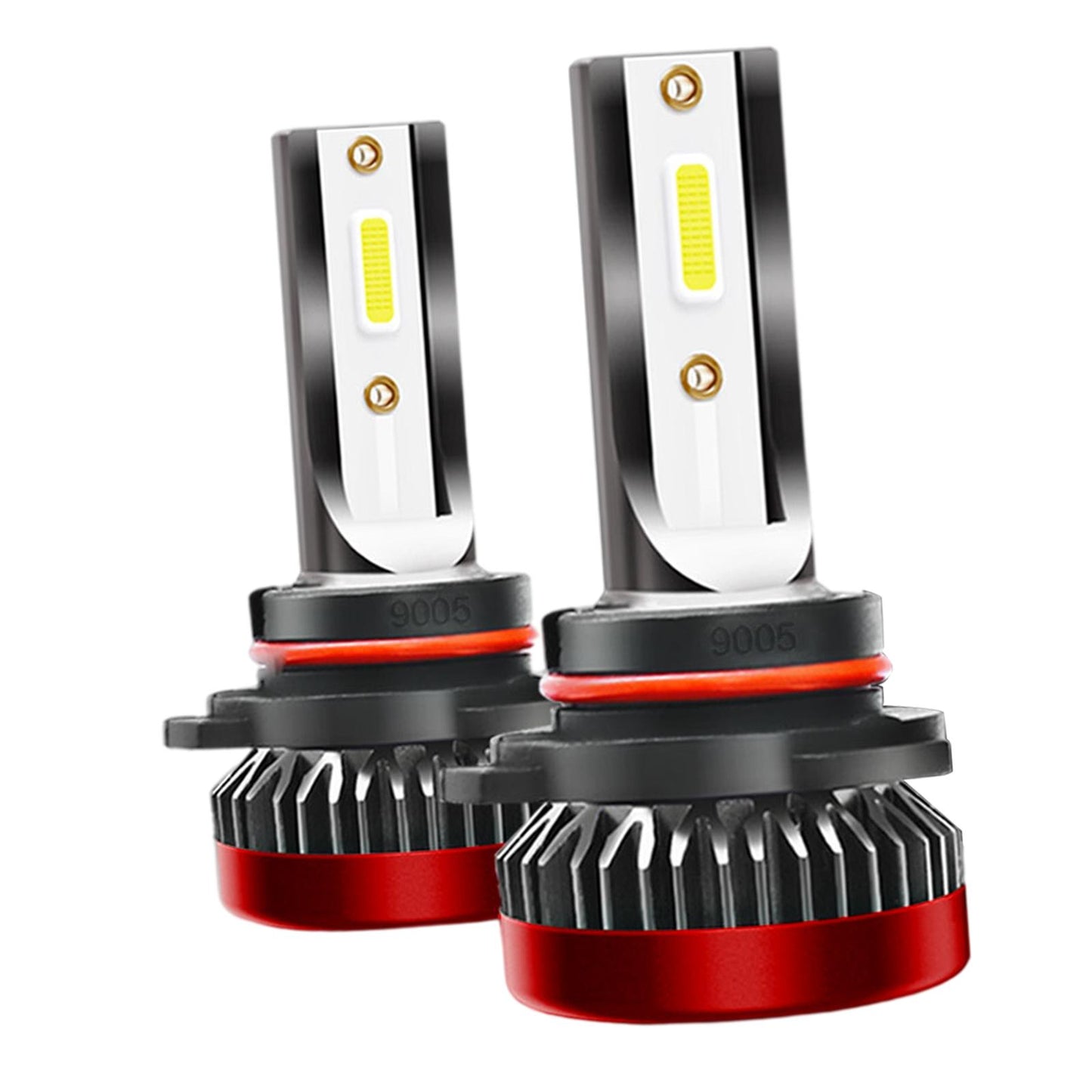 2 Pieces Car LED Headlight Bulbs Kit Fog Light Bulb Accessories 9005 HB3