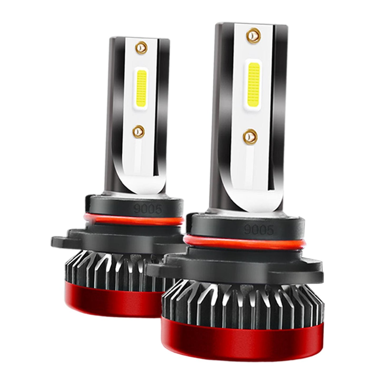 2 Pieces Car LED Headlight Bulbs Kit Fog Light Bulb Accessories 9005 HB3