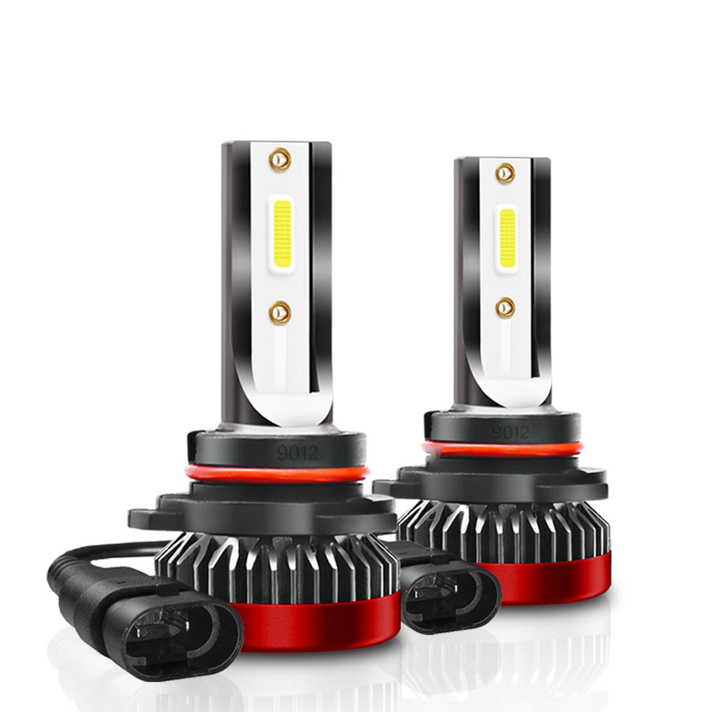 2 Pieces Car LED Headlight Bulbs Kit Fog Light Bulb Accessories 9012 HIR2