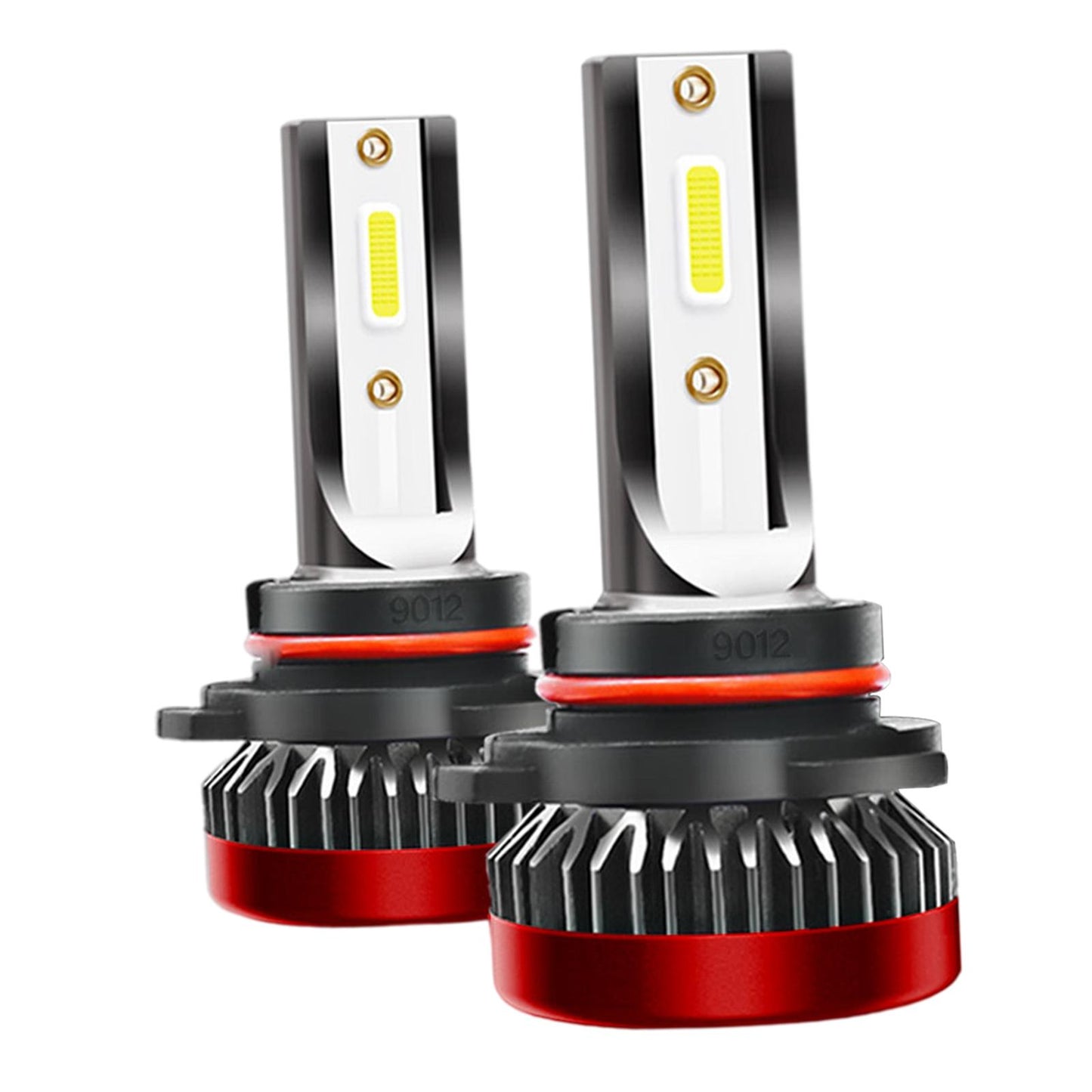 2 Pieces Car LED Headlight Bulbs Kit Fog Light Bulb Accessories 9012 HIR2