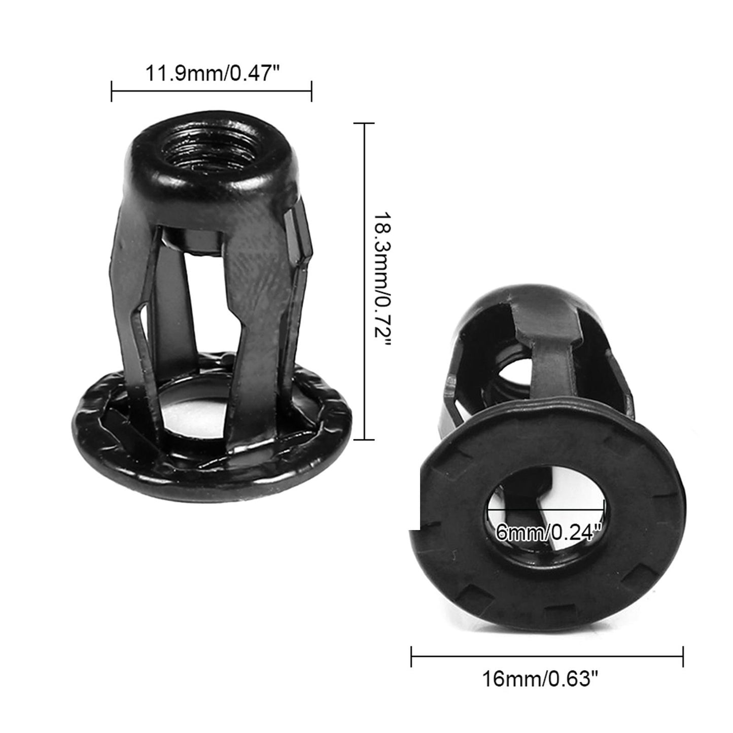 10x Screw Base Clamp Trunk Nuts Replaces Car Accessories Fit for Audi