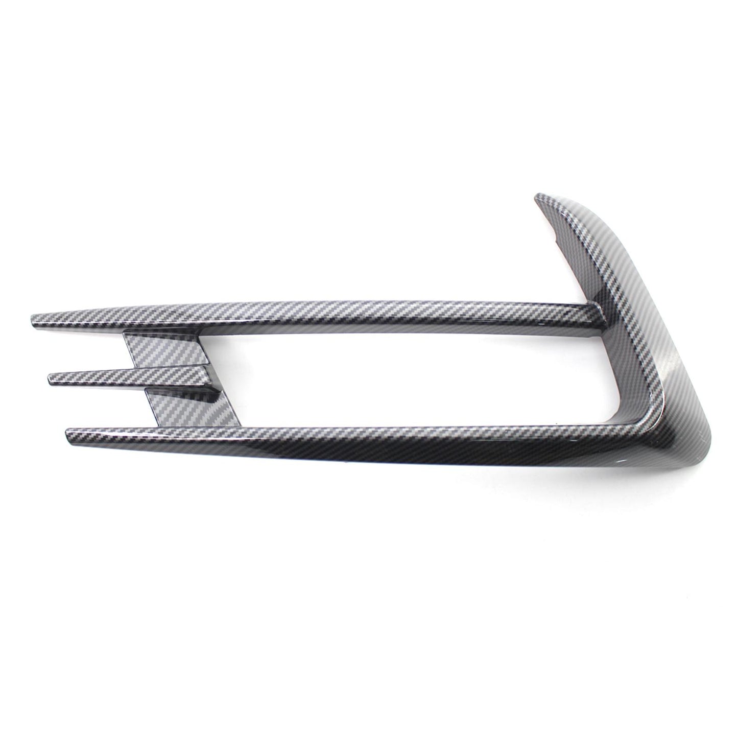 2Pieces Front Fog Lamp Eyebrow Trim Cover Eye Lid for VW Golf 7 MK7 14-2017