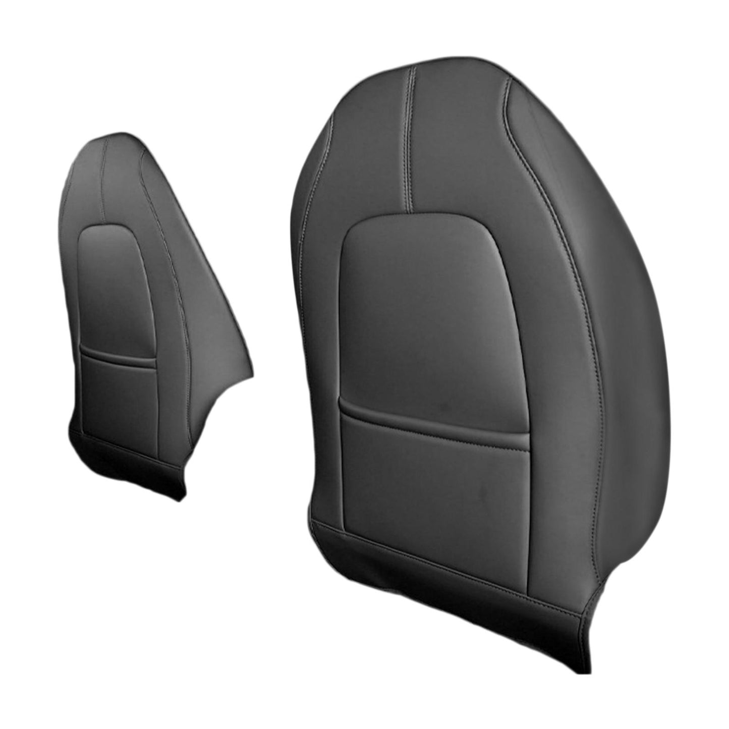 2 Count Backseat Protection Mat Kick Guard for Tesla Model 3 Model Y Black