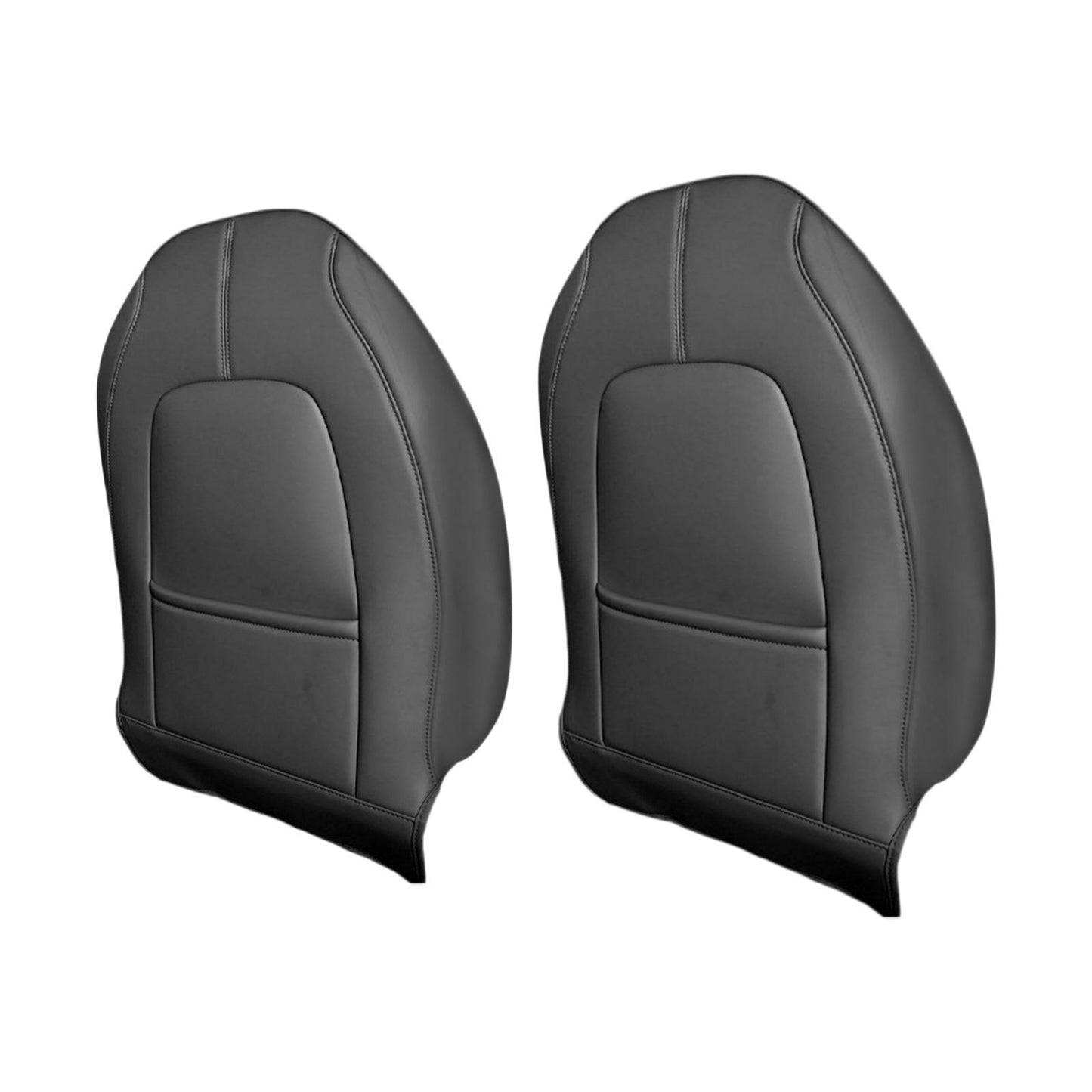 2 Count Backseat Protection Mat Kick Guard for Tesla Model 3 Model Y Black